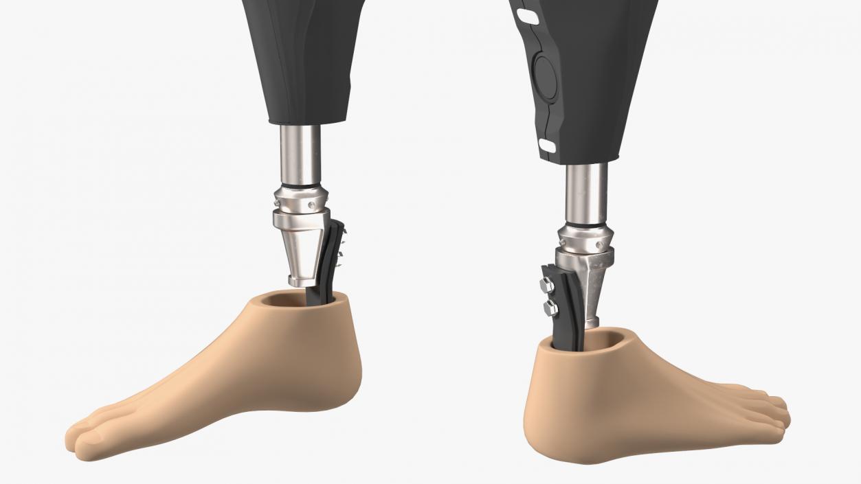 3D model Above Knee Prosthetic Leg