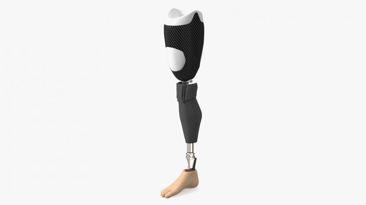 3D model Above Knee Prosthetic Leg