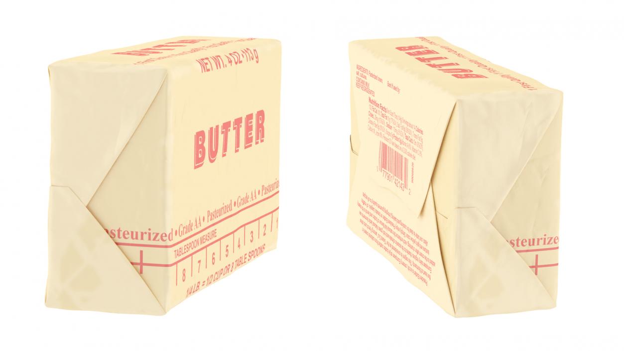 3D Butter Set Collection