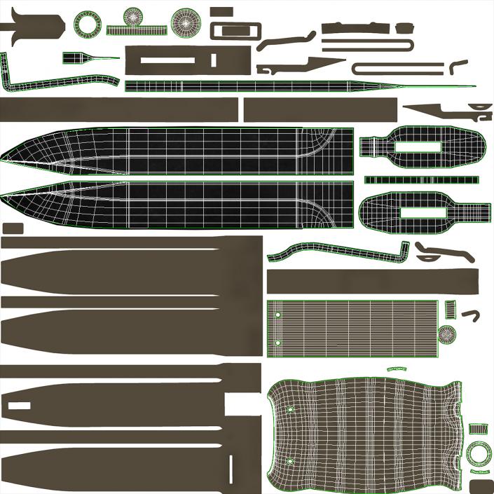 3D Field Knife GLOCK FM 78 model