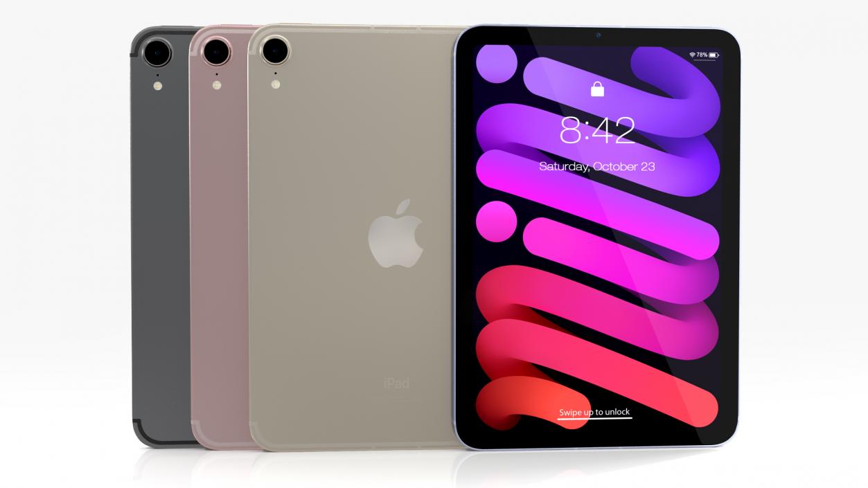 3D iPad Mini 2021 Purple