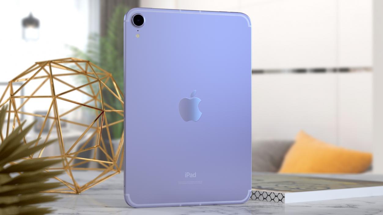 3D iPad Mini 2021 Purple