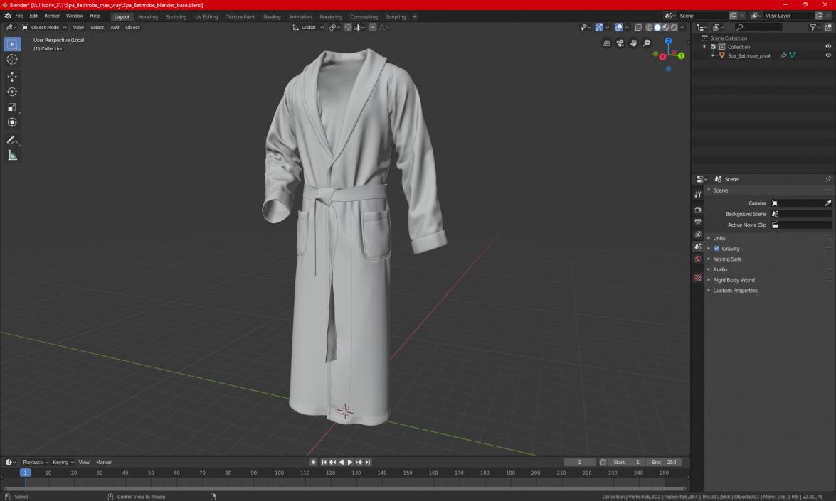 Spa Bathrobe 3D