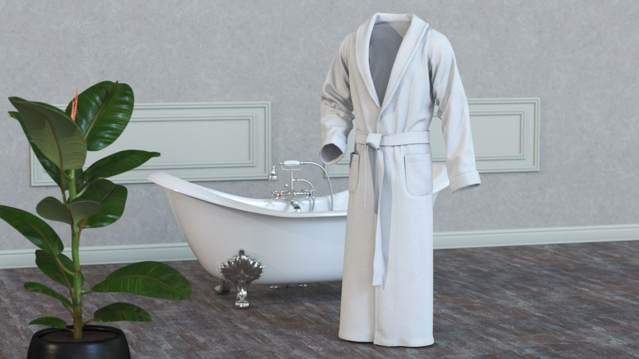 Spa Bathrobe 3D