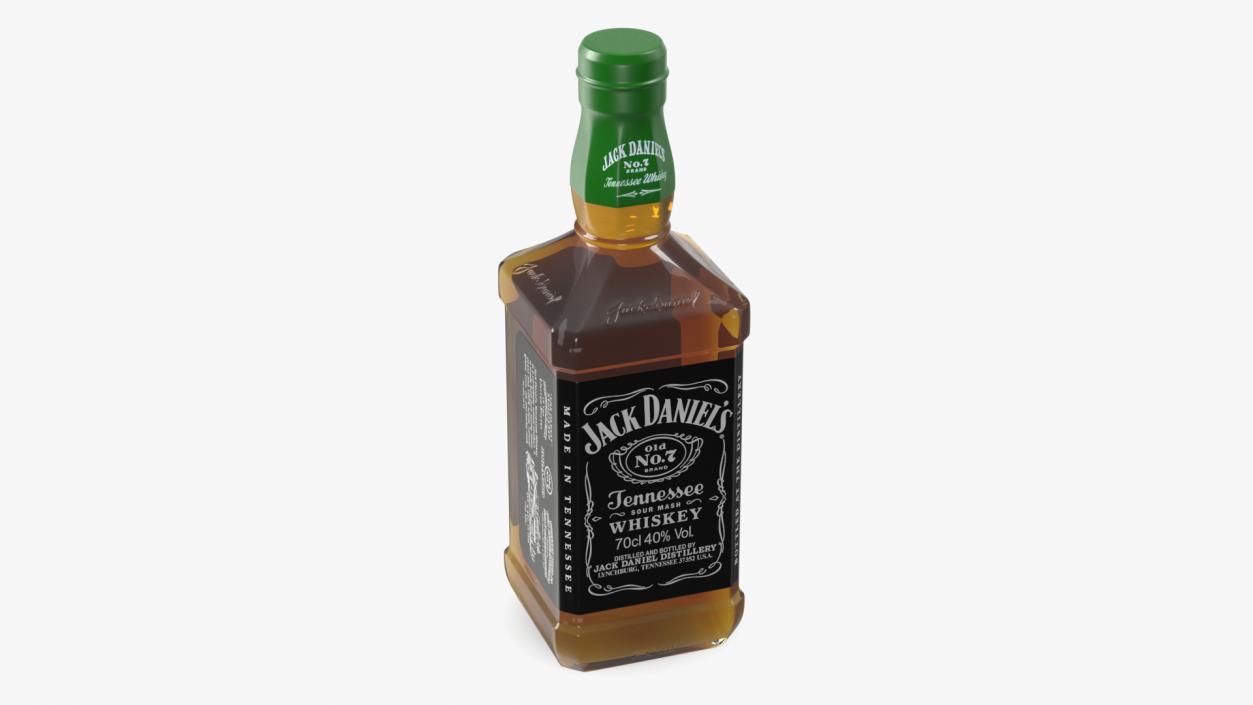 3D model Jack Daniels Old No 7 Black Whiskey