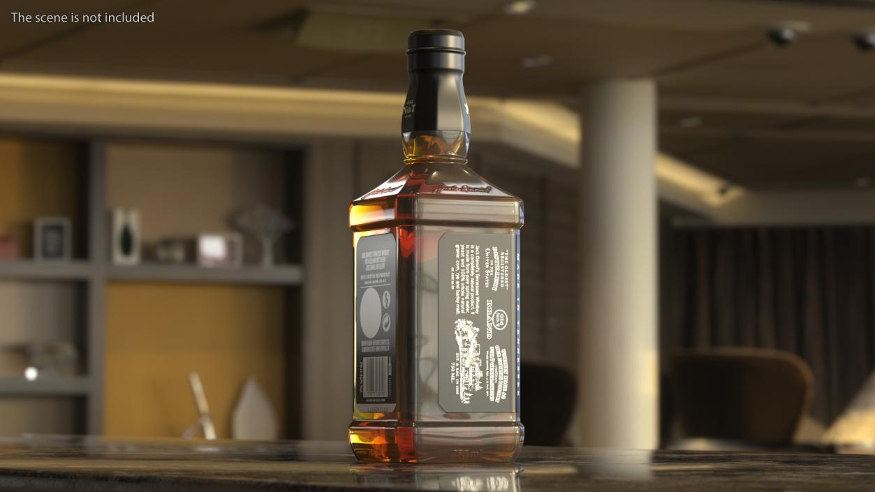 3D model Jack Daniels Old No 7 Black Whiskey