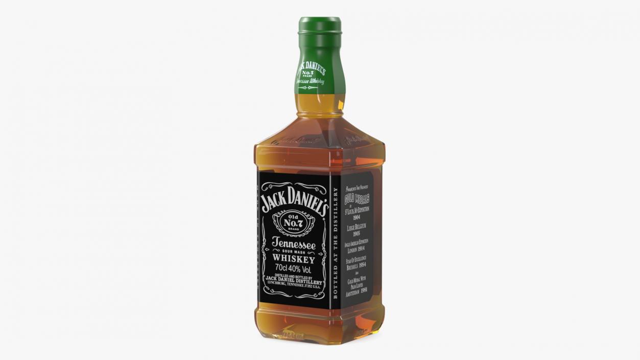 3D model Jack Daniels Old No 7 Black Whiskey