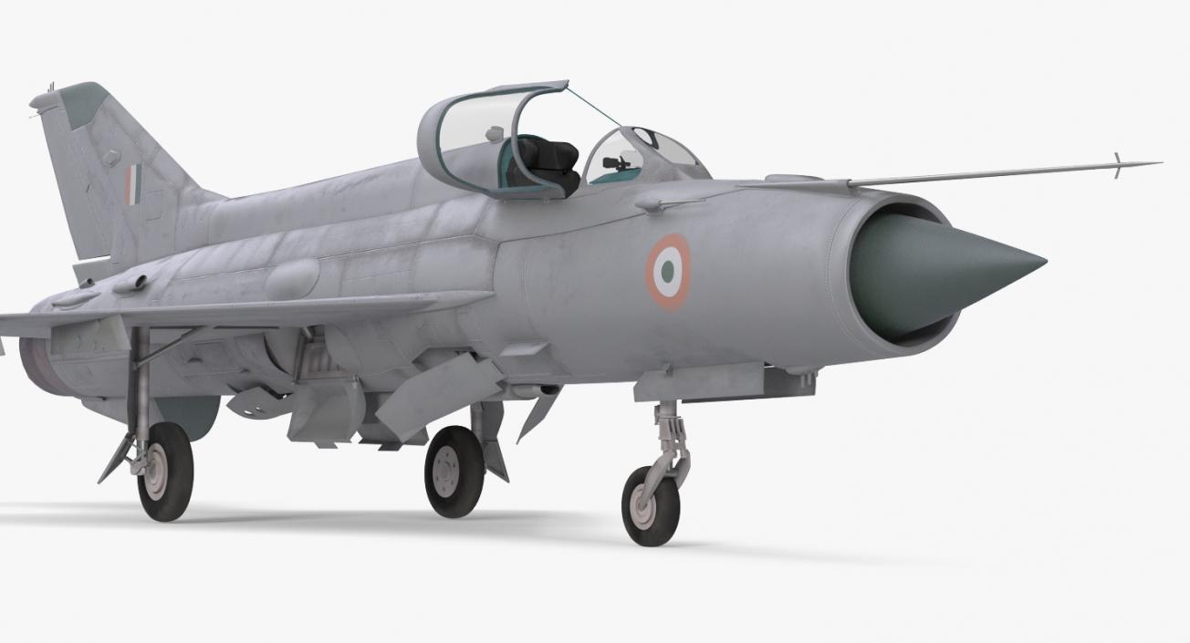 3D MiG-21 Bison Indian Air Force IAF model