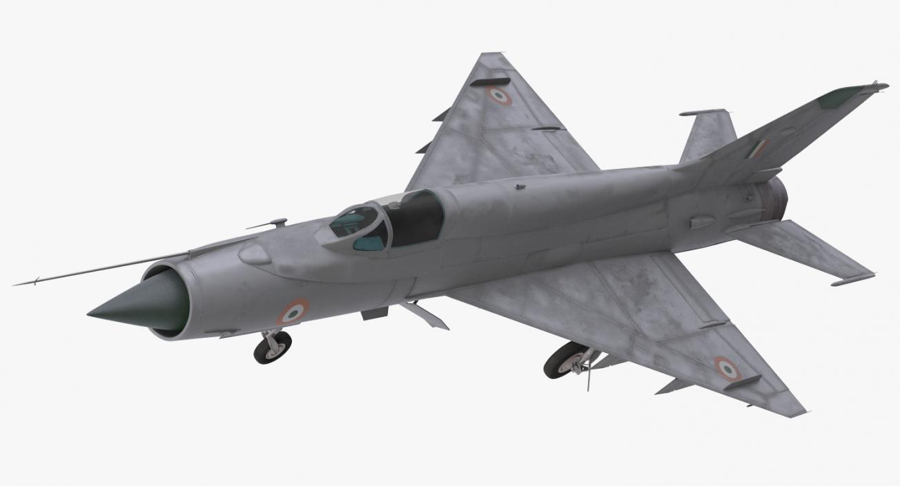 3D MiG-21 Bison Indian Air Force IAF model