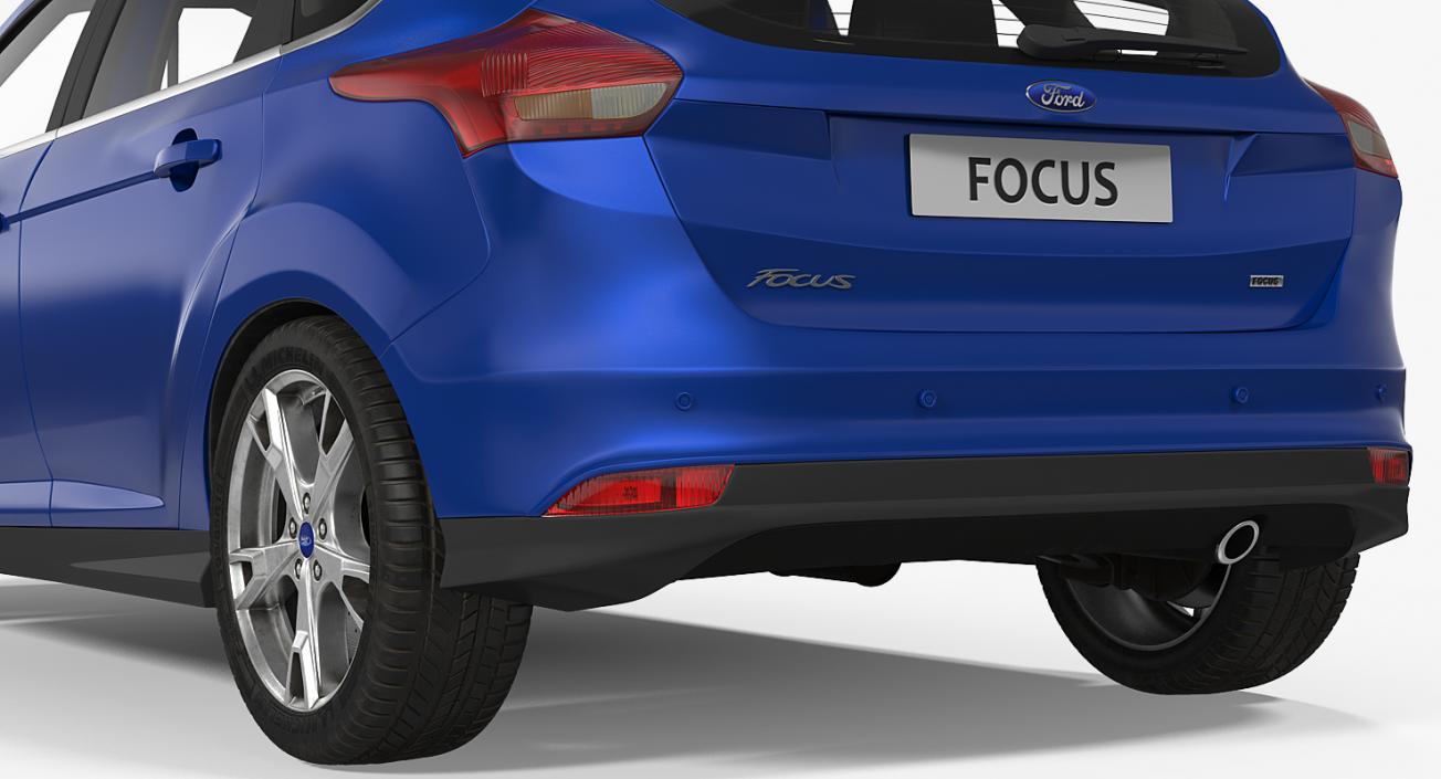 3D model Ford Kuga and Ford Focus Collection