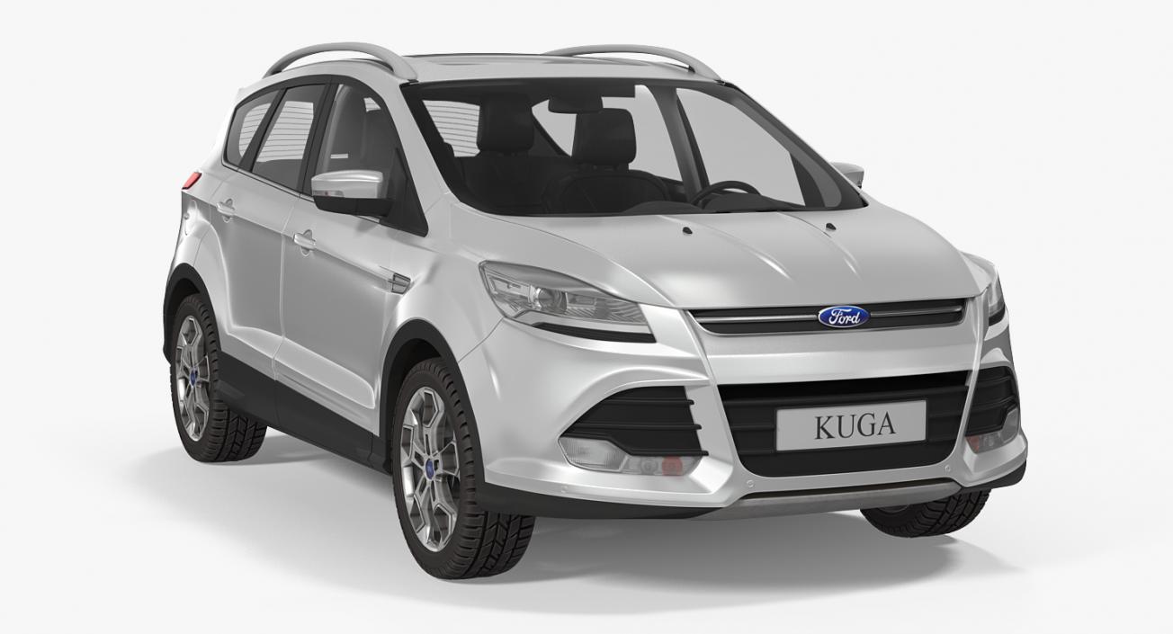 3D model Ford Kuga and Ford Focus Collection