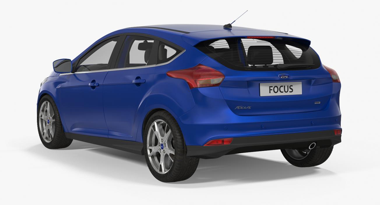 3D model Ford Kuga and Ford Focus Collection