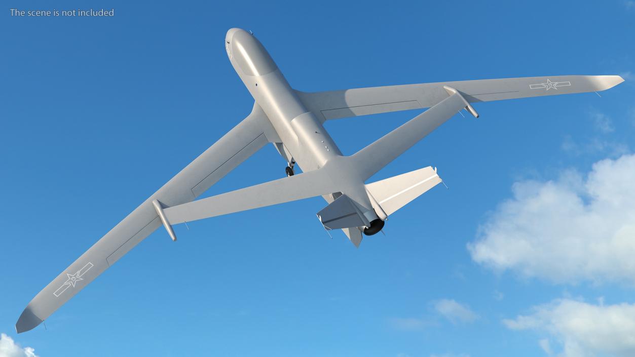 3D model Chengdu Xianglong WZ7 UAV