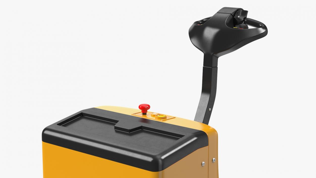 Yellow Powered Pallet Truck 3D