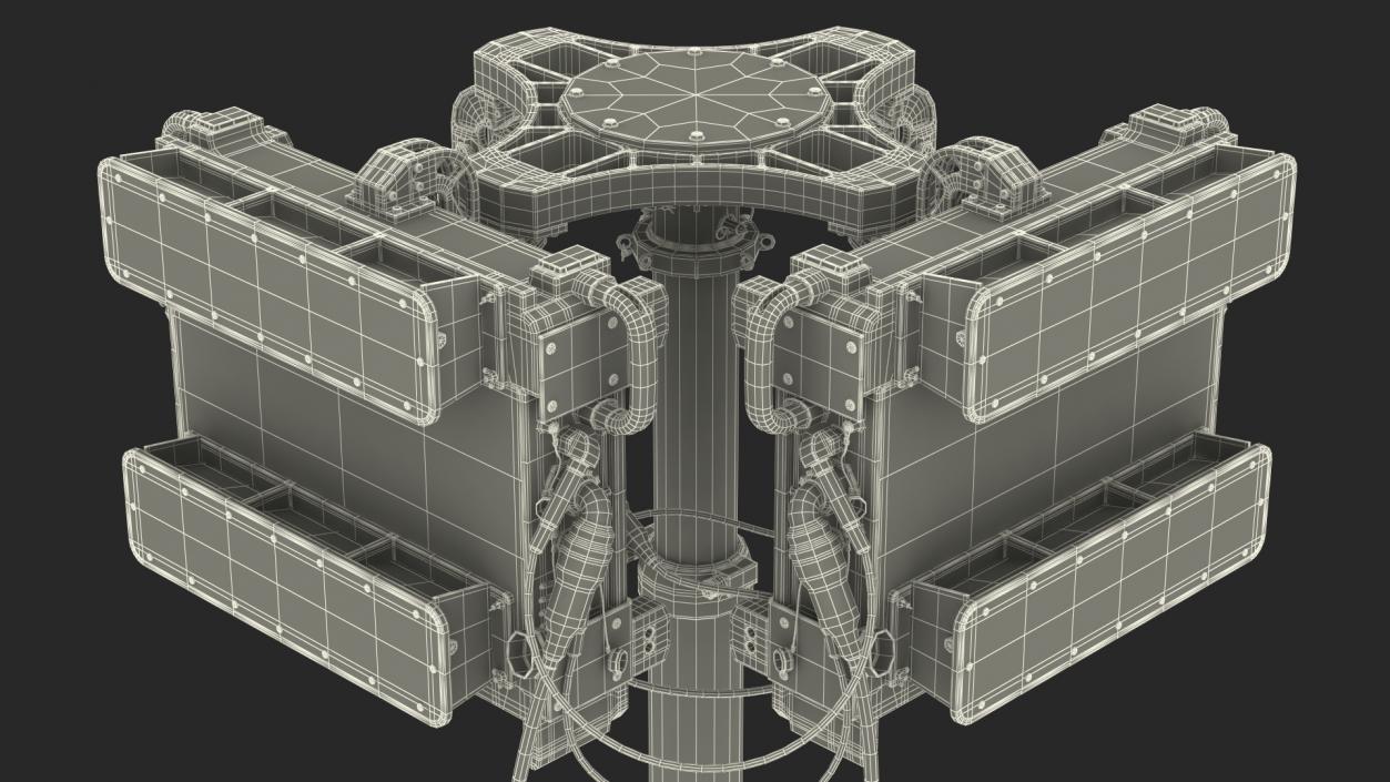 3D model Blighter A400 Series Air Security Radars