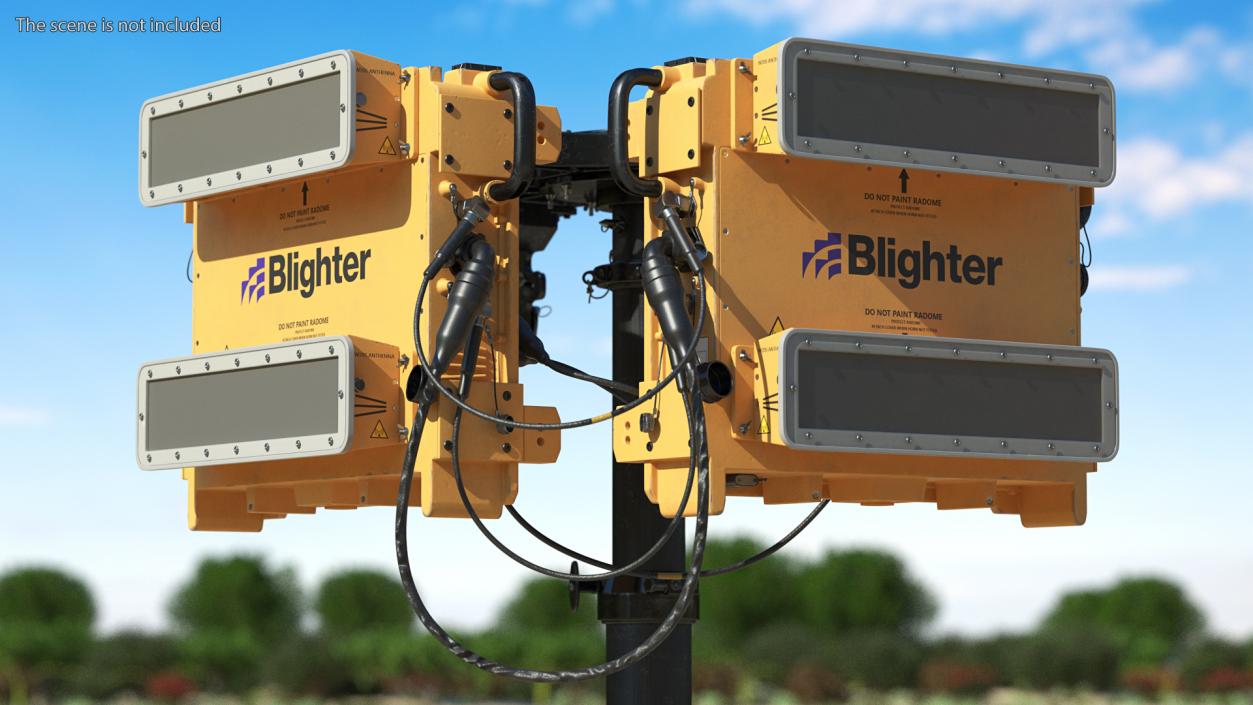 3D model Blighter A400 Series Air Security Radars