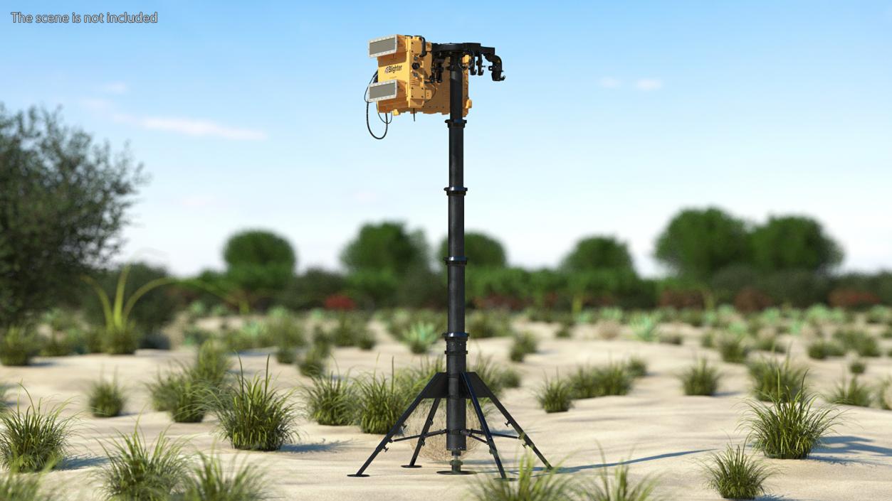 3D model Blighter A400 Series Air Security Radars