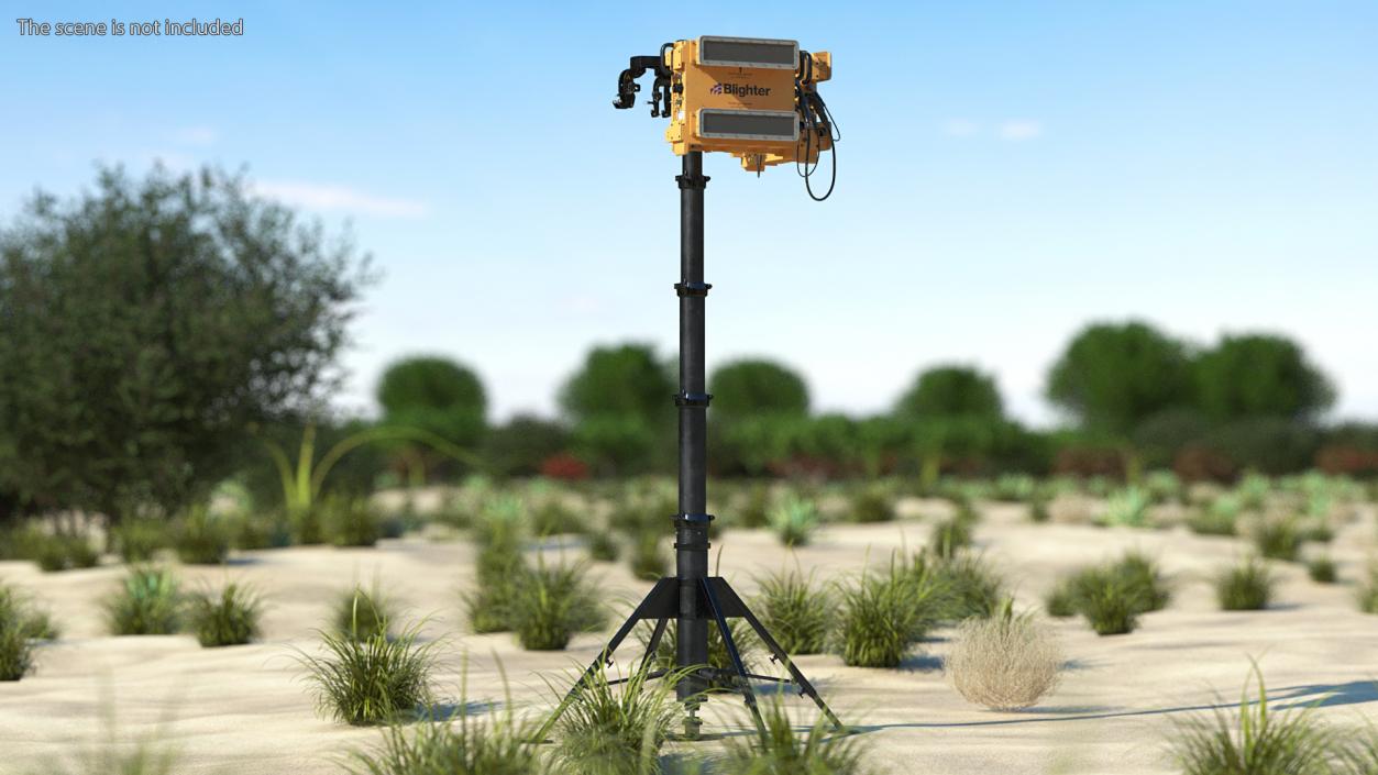 3D model Blighter A400 Series Air Security Radars