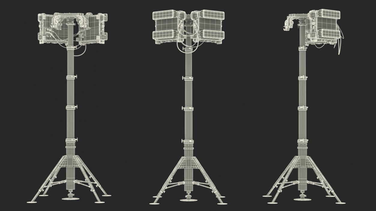 3D model Blighter A400 Series Air Security Radars