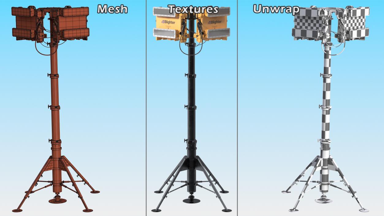 3D model Blighter A400 Series Air Security Radars