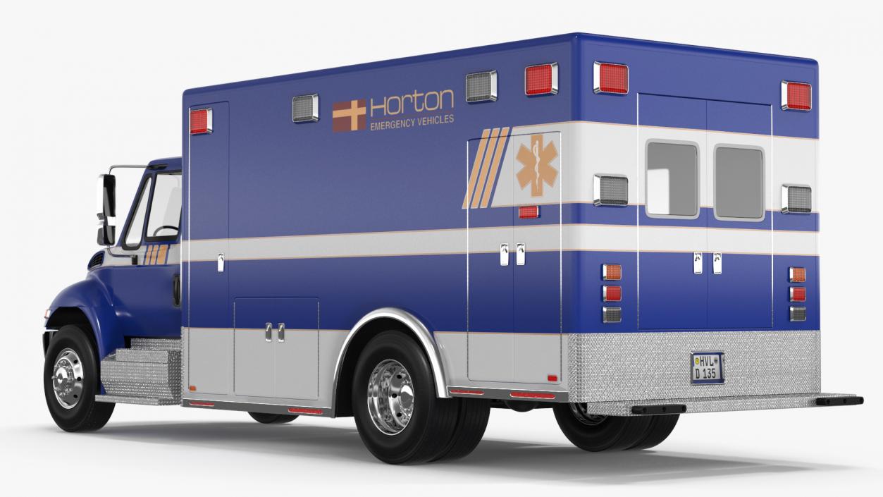 3D International Durastar Ambulance Truck model