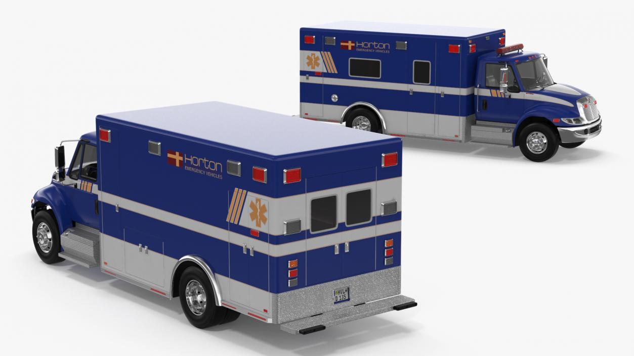 3D International Durastar Ambulance Truck model