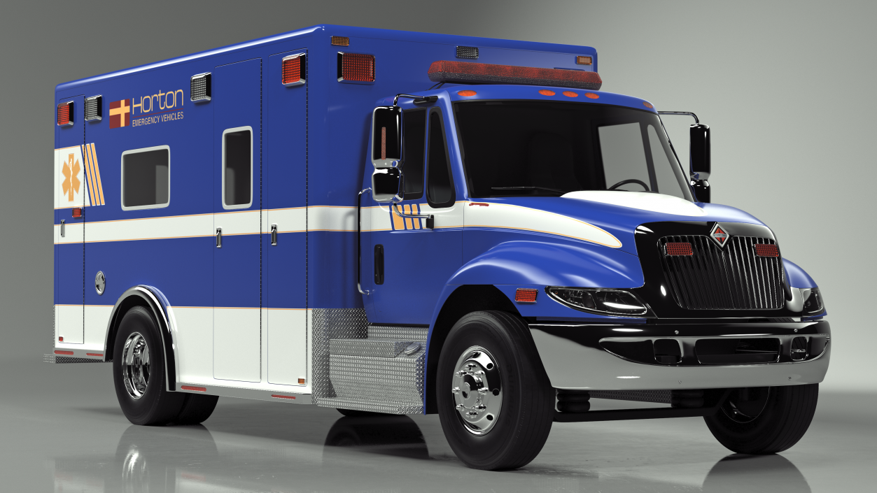 3D International Durastar Ambulance Truck model