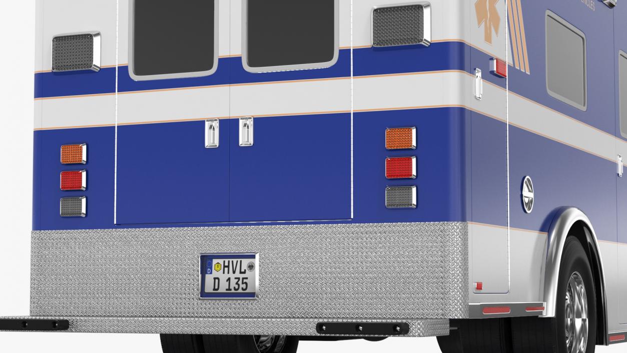 3D International Durastar Ambulance Truck model