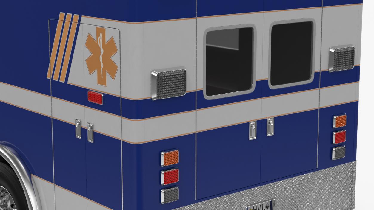 3D International Durastar Ambulance Truck model