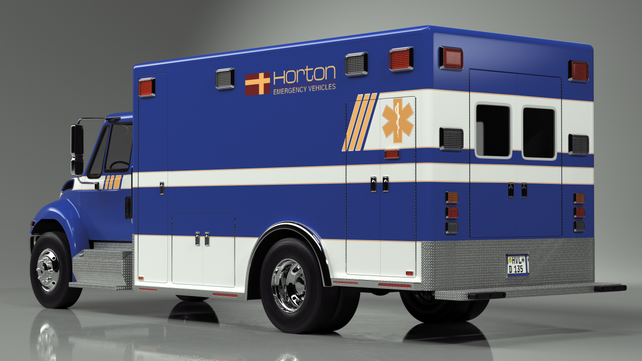 3D International Durastar Ambulance Truck model