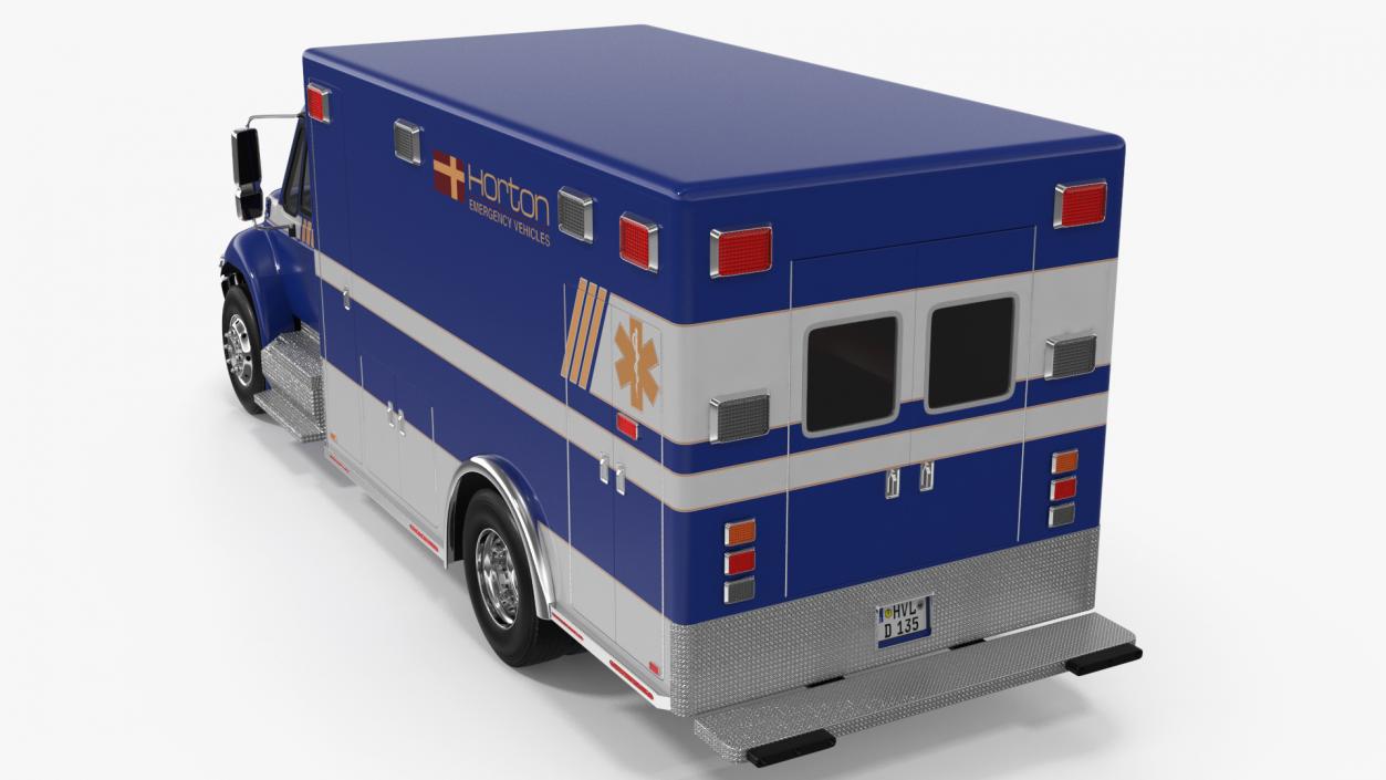 3D International Durastar Ambulance Truck model