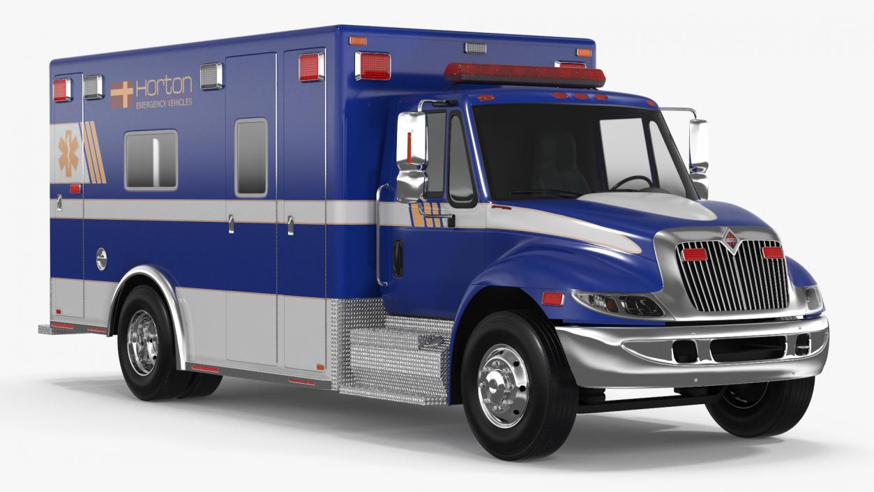 3D International Durastar Ambulance Truck model