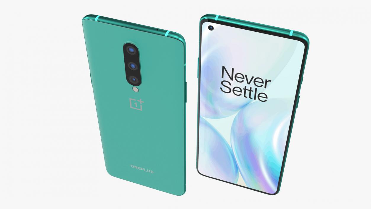 3D OnePlus 8 Glacial Green model