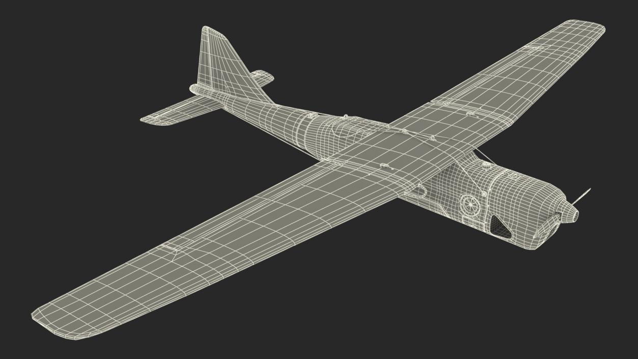 3D model Russian UAV Orlan 10