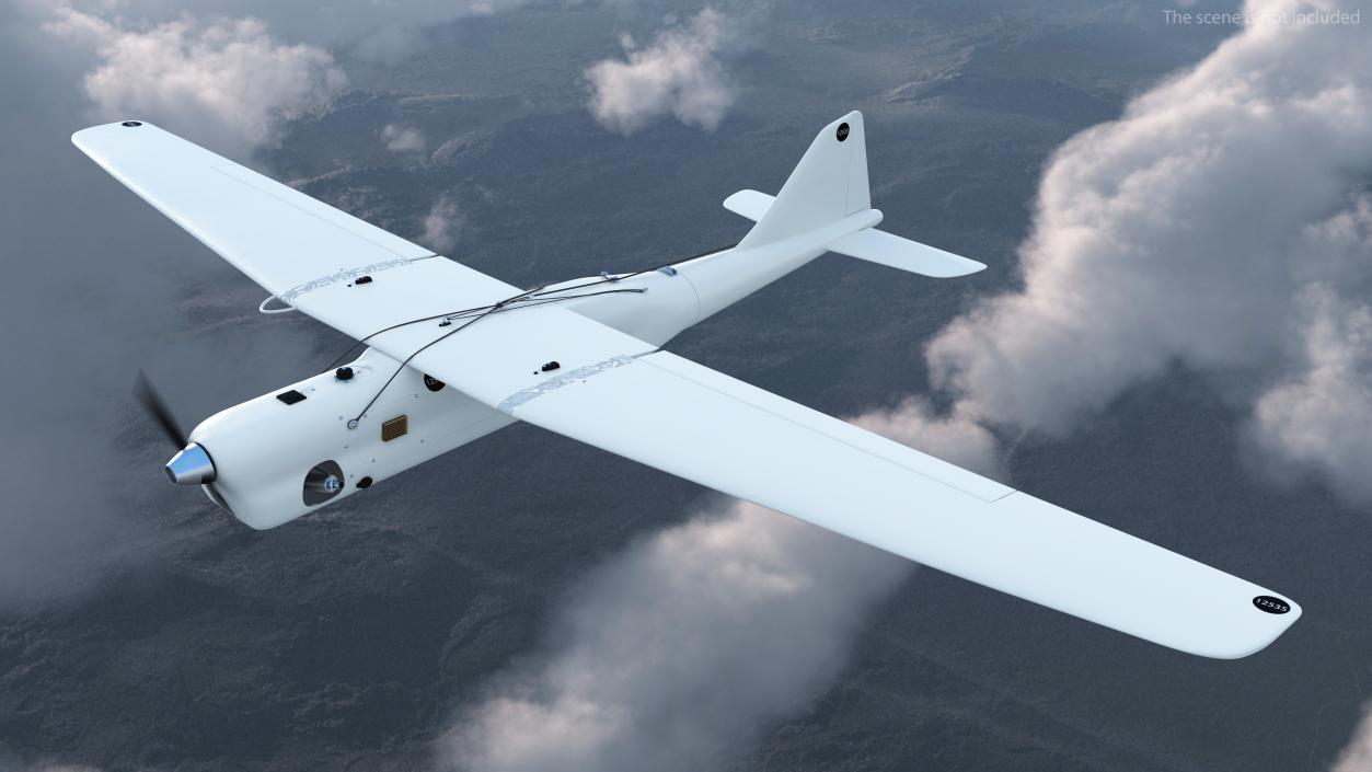 3D model Russian UAV Orlan 10