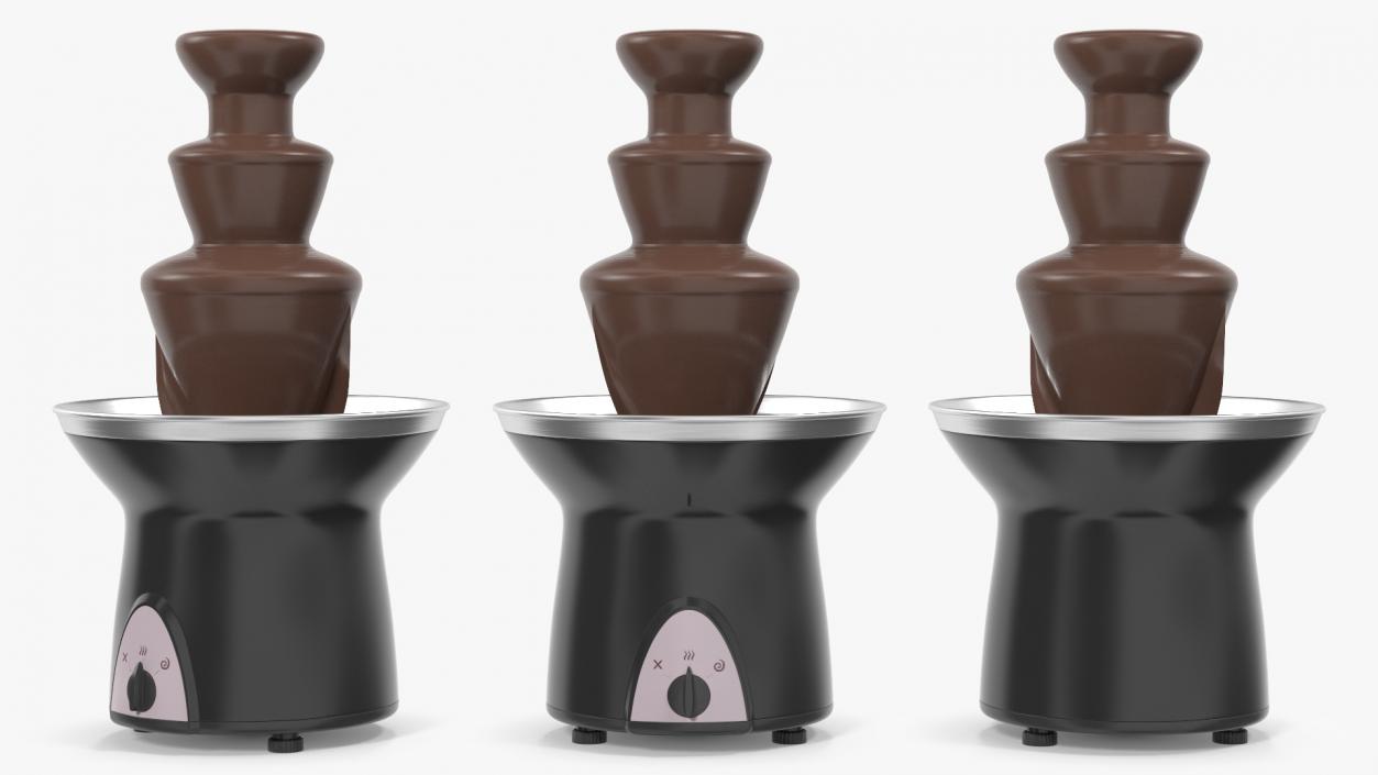 Chocolate Fountain Machine Fondue Maker 3D model