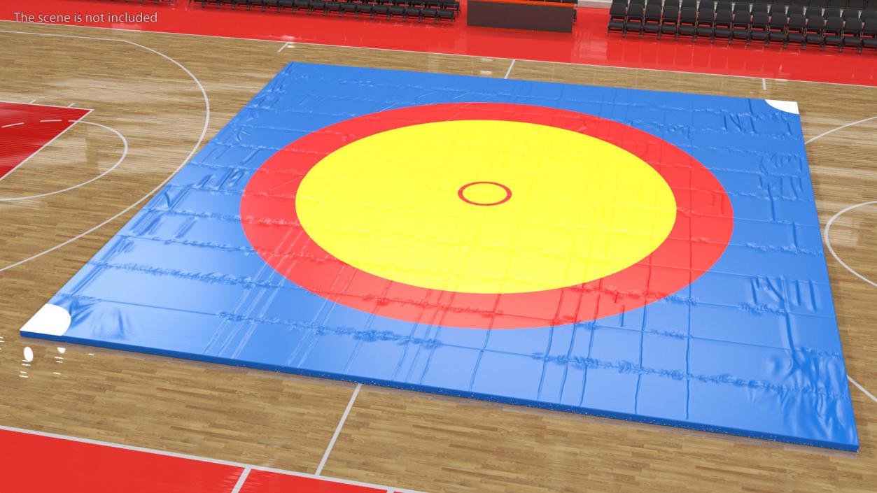 3D Olympic Wrestling Mat