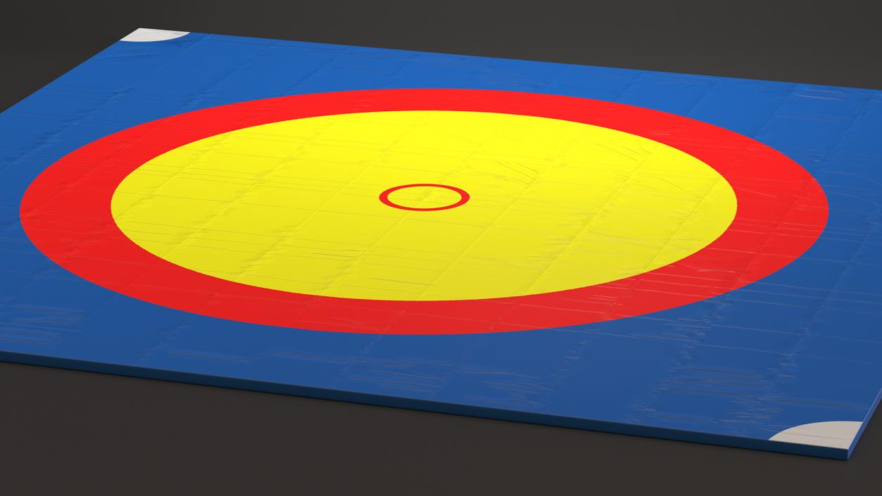 3D Olympic Wrestling Mat