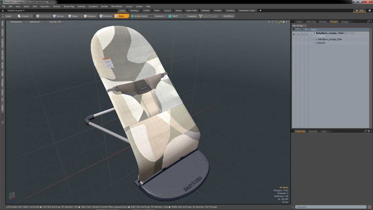 BabyBjorn Lounge Chair 3D