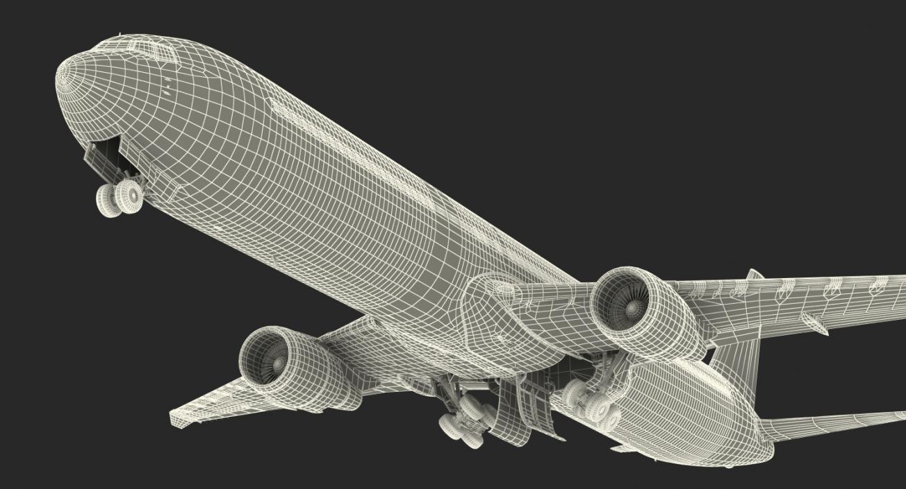 Boeing 767-400ER Generic 3D model