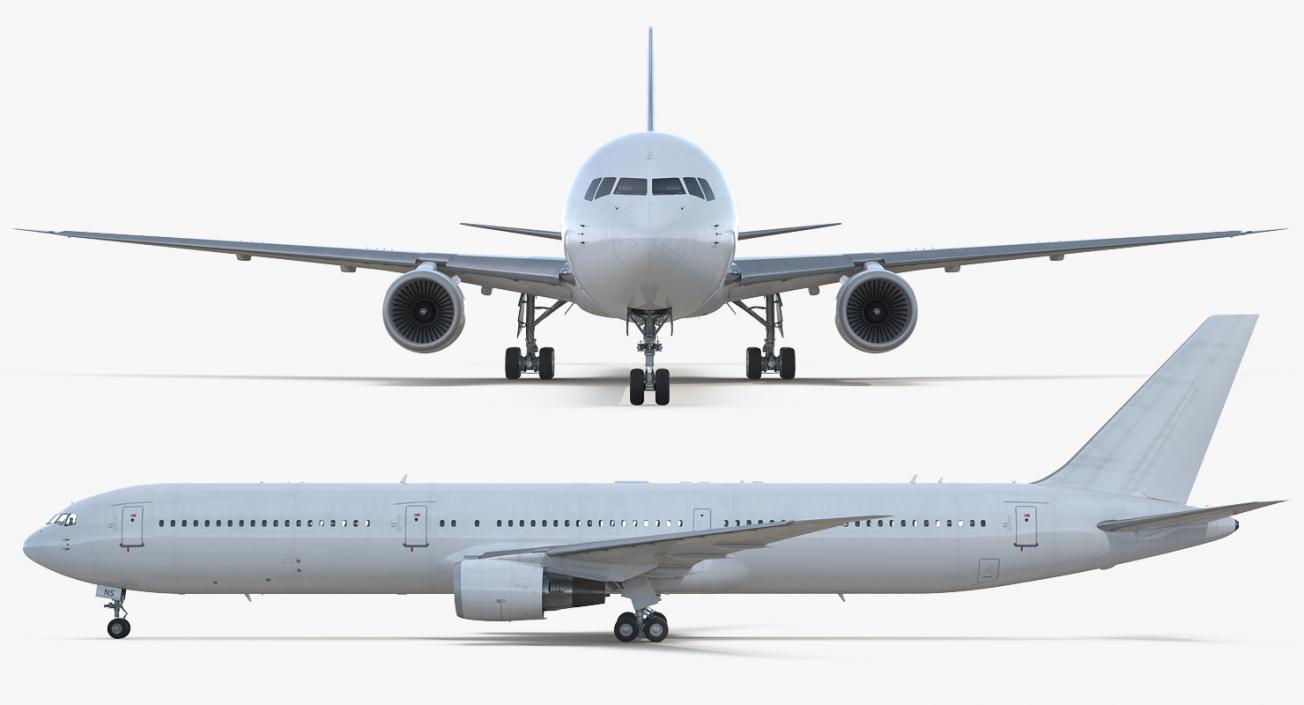 Boeing 767-400ER Generic 3D model