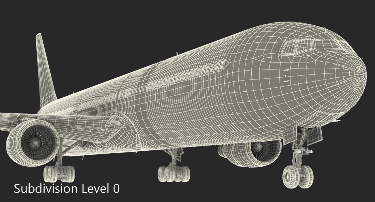 Boeing 767-400ER Generic 3D model