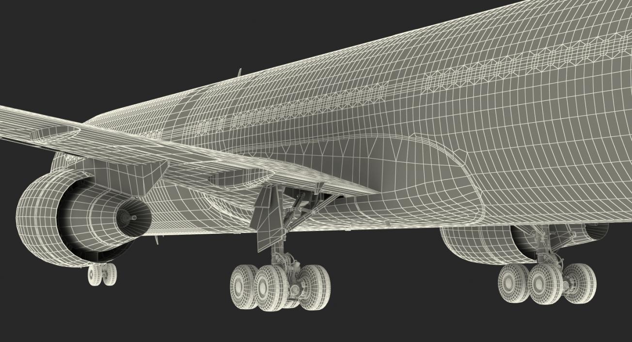 Boeing 767-400ER Generic 3D model