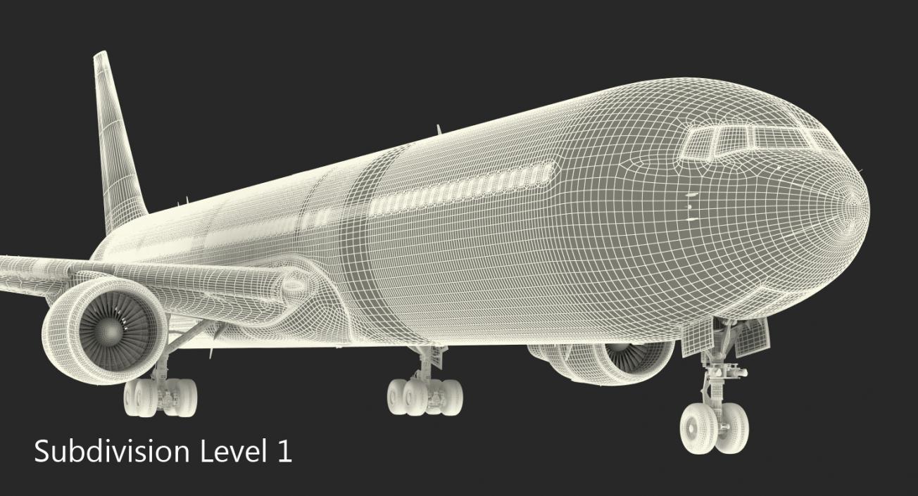 Boeing 767-400ER Generic 3D model