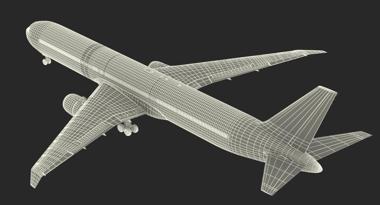 Boeing 767-400ER Generic 3D model