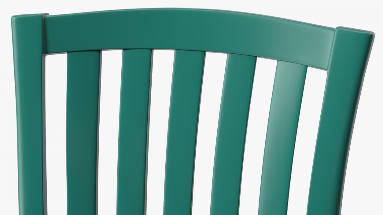 Plastic Armchair Green 3D