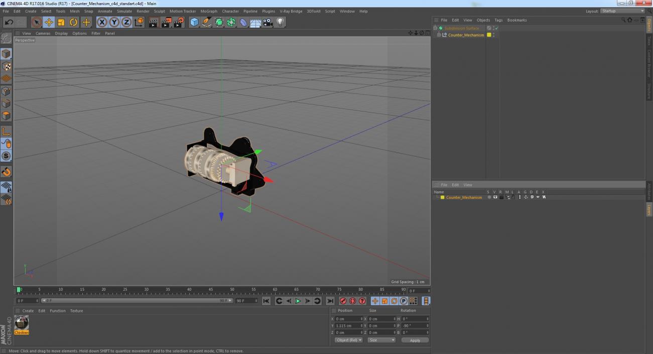 Counter Mechanism 3D