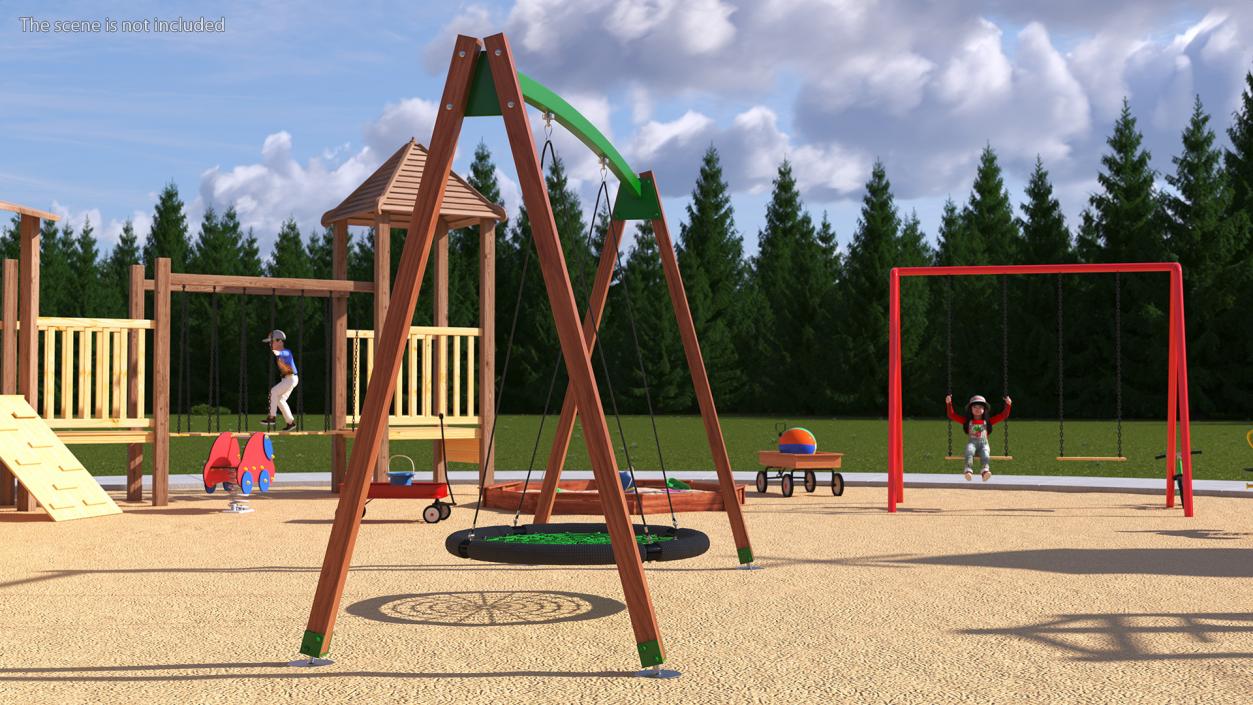 Swings Collection 3 3D model