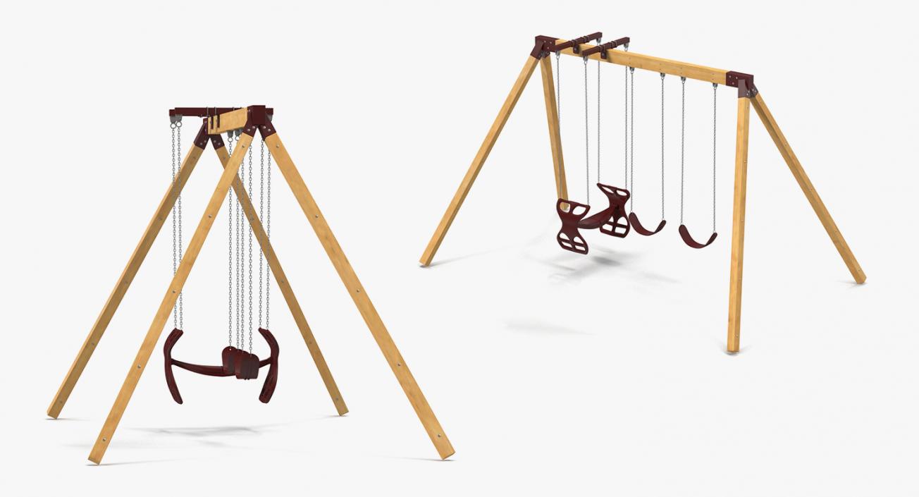 Swings Collection 3 3D model