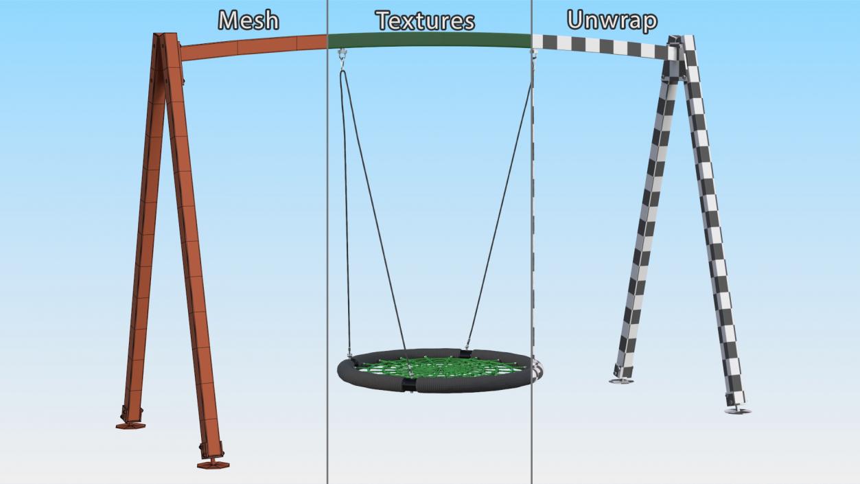 Swings Collection 3 3D model